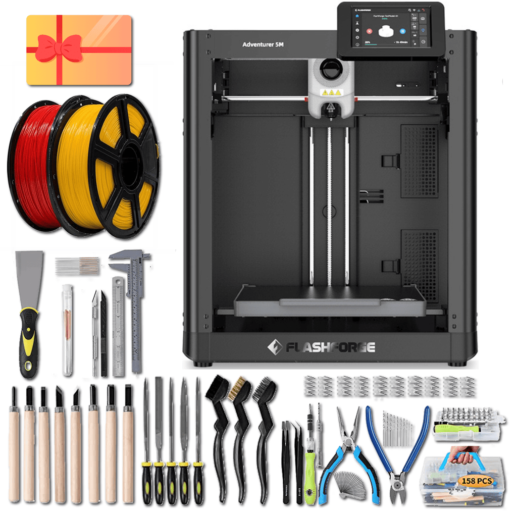 Flashforge Adventurer 5M 3D Printer Maker Bundle